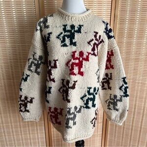 Rey Wear Wool Sweater Fair Isle Vintage